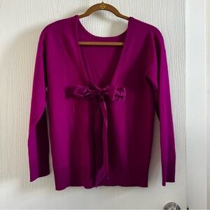 Tina Turk Cashmere Wool Bow Sweater